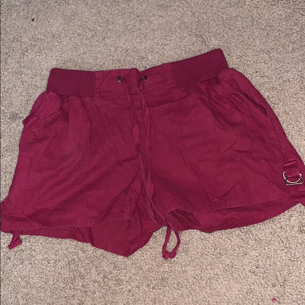 Red shorts